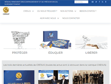 Tablet Screenshot of cresusalsace.org